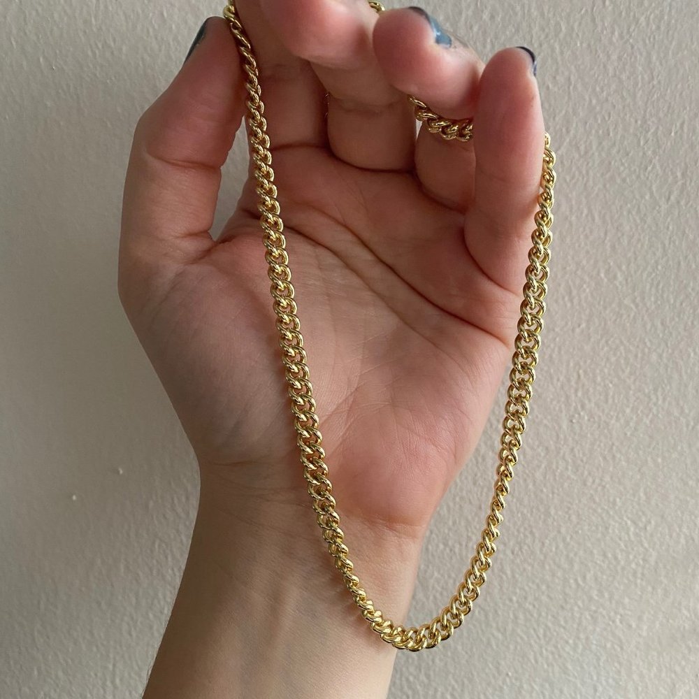 Handmade 24k Gold Filled Vintage Style Gold Chain